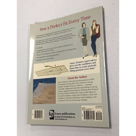Pattern Fitting with Confidence by Nancy Zieman 2008, Trade Paperback📖 - Picture 2 of 2